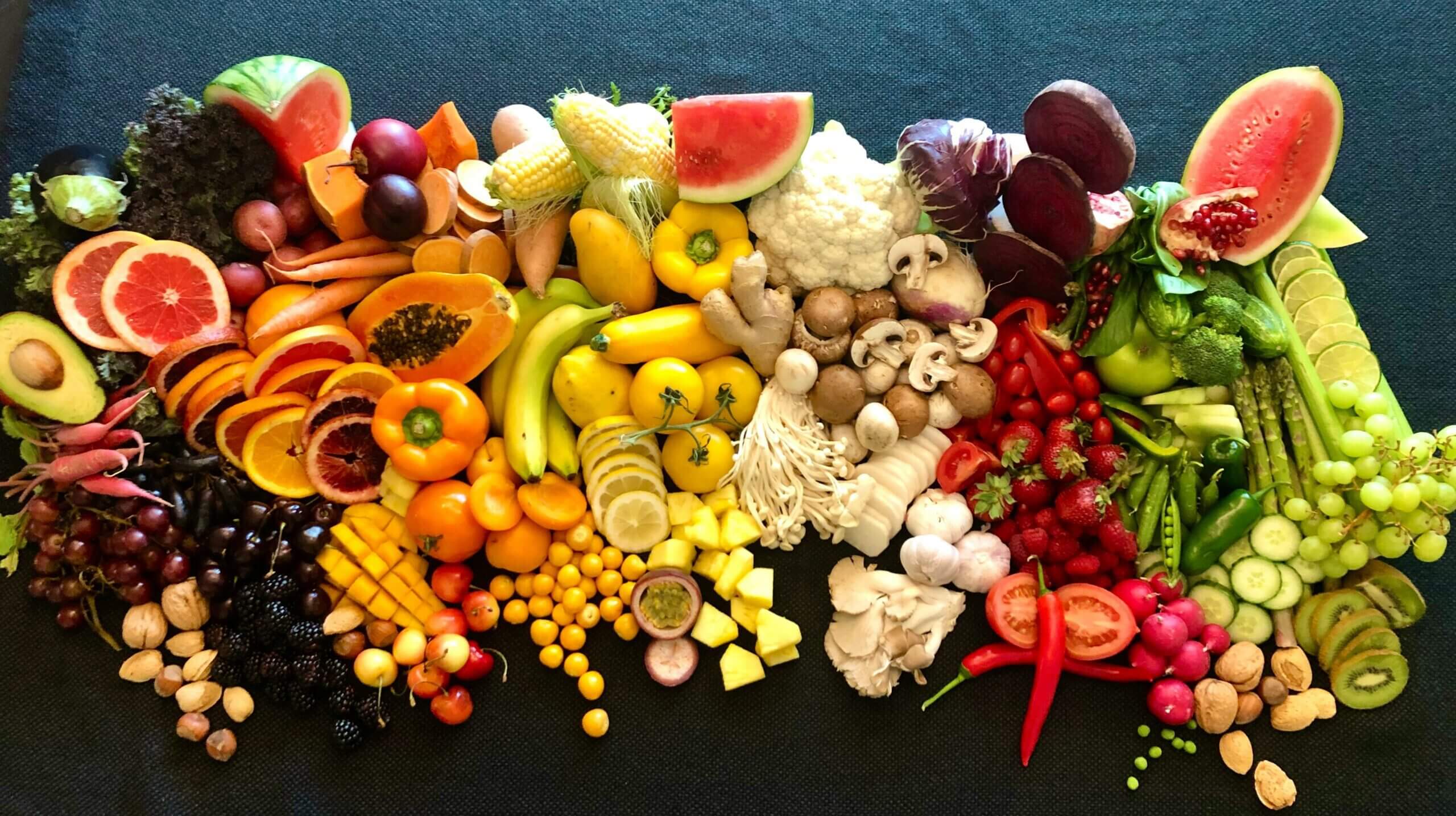 Clean eating obsession and food control – orthorexia recovery Bright and healthy food representing orthorexia and food control patterns