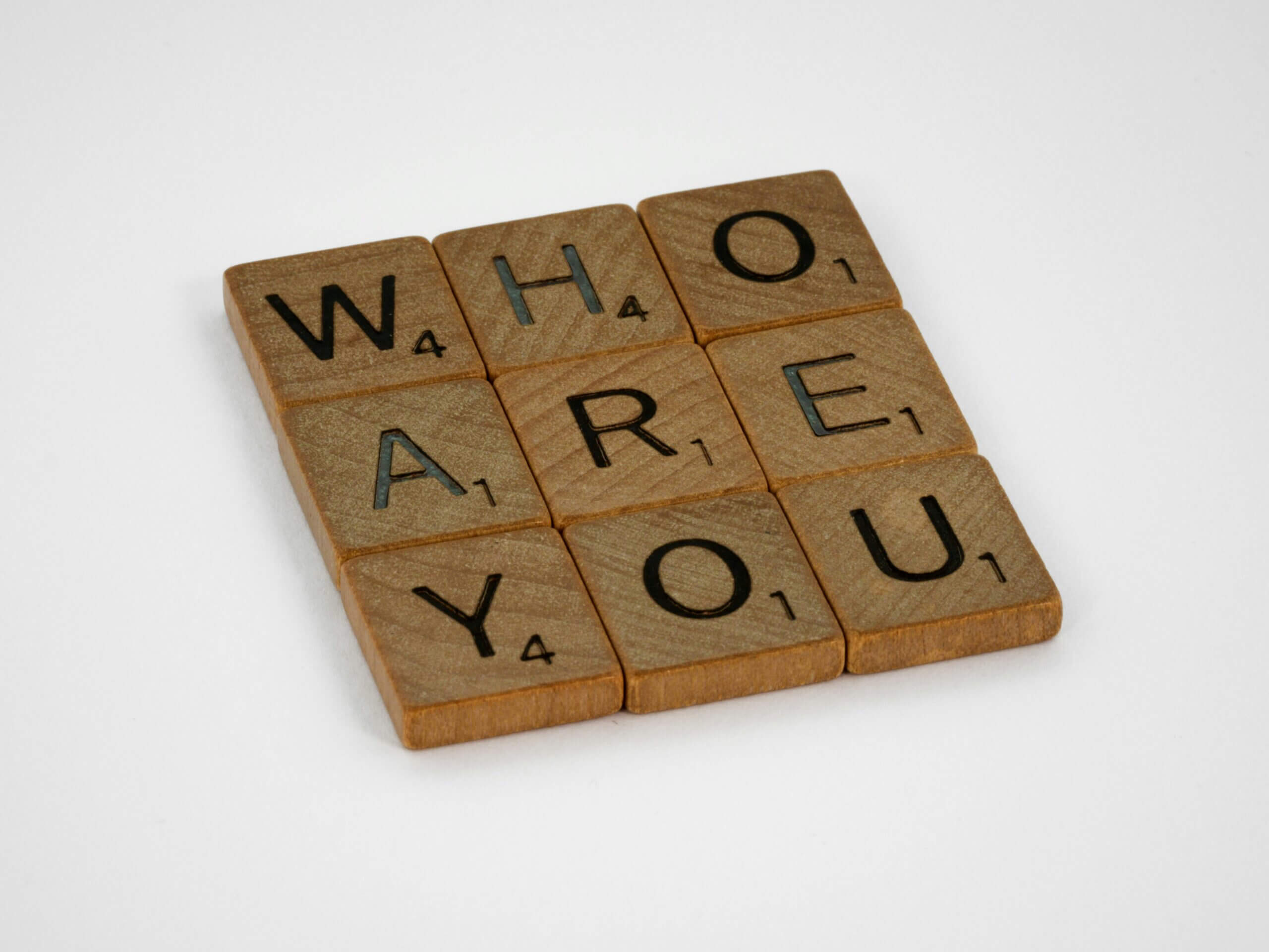 Scrabble tiles spelling “Where Are You” – symbolising identity confusion in teens with eating disorders