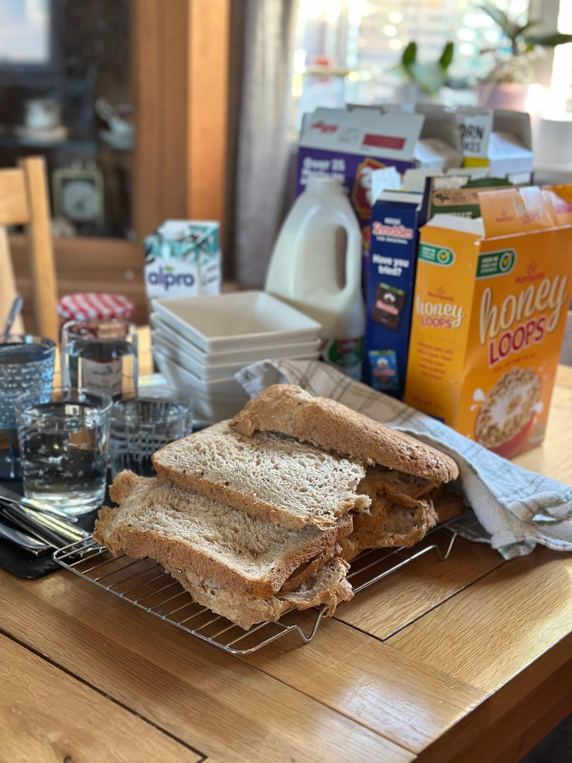 Breakfast meal prepared for a young person, highlighting the importance of nutrition, concentration and eating disorder recovery.