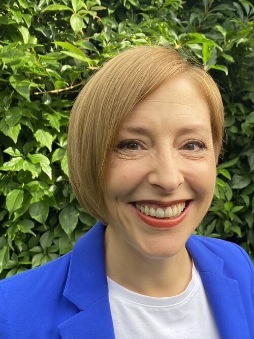 Vanessa Longley, CEO of Beat Eating Disorders, discussing eating disorder recovery, family support, early intervention and hope alongside therapist Becky Stone during a podcast interview.