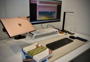 Private Zoom counselling workspace used by Becky Stone for secure online therapy sessions